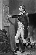 Full length engraving of American Revolutionary War General Richard Montgomery